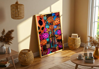 Yayoi Kusama Poster: Polka Dot Pumpkin Japanese Art Print