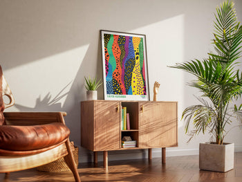 Yayoi Kusama Art Print: Psychedelic Polka Dot Japanese Wall Art
