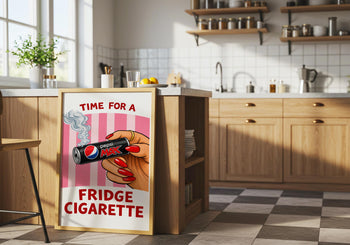 Pepsi Max Fridge Cigarette Poster