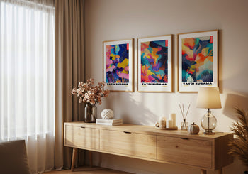 Yayoi Kusama Poster: Colorful Abstract Polka Dot Japanese Art