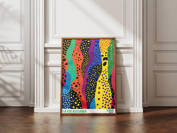 Yayoi Kusama Art Print: Psychedelic Polka Dot Japanese Wall Art