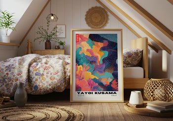 Yayoi Kusama Poster Set: Psychedelic Japanese Wall Art, Set of 3