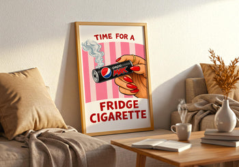 Pepsi Max Fridge Cigarette Poster
