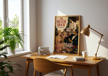 Retro Diet Coke Poster | Vintage 1950s Cocktail Party Wall Art