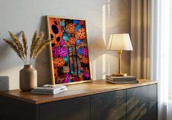 Yayoi Kusama Poster: Polka Dot Pumpkin Japanese Art Print