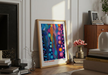Yayoi Kusama Poster: Colorful Polka Dot Japanese Art Print