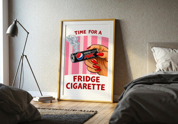Pepsi Max Fridge Cigarette Poster