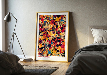 Yayoi Kusama Poster: Colorful Polka Dot Art Print