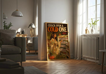 Retro Diet Coke Print | 70s Kitchen Wall Art, Vintage Advertising Poster