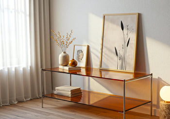 Japandi Wall Art: Minimalist Bamboo Ink Print, Zen Home Decor
