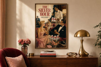 Retro Diet Coke Poster | Vintage 1950s Cocktail Party Wall Art