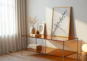 Japandi Cherry Blossom Print: Minimalist Zen Wall Art