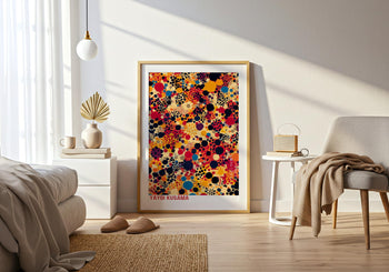 Yayoi Kusama Poster: Colorful Polka Dot Art Print