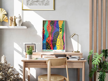 Yayoi Kusama Art Print: Psychedelic Polka Dot Japanese Wall Art