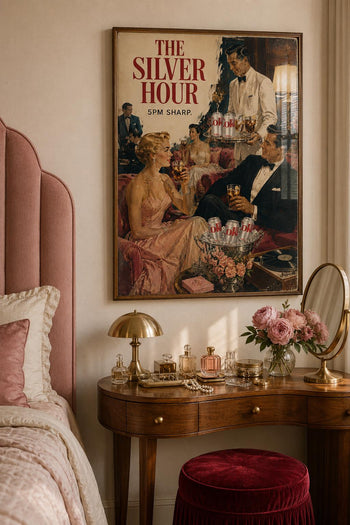 Retro Diet Coke Poster | Vintage 1950s Cocktail Party Wall Art