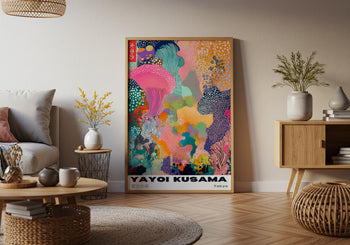 Yayoi Kusama Poster Set: Psychedelic Japanese Wall Art, Set of 3