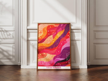 Yayoi Kusama Inspired Polka Dot Art Print: Psychedelic Home Decor