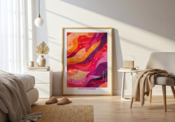Yayoi Kusama Inspired Polka Dot Art Print: Psychedelic Home Decor
