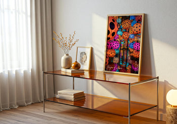 Yayoi Kusama Poster: Polka Dot Pumpkin Japanese Art Print
